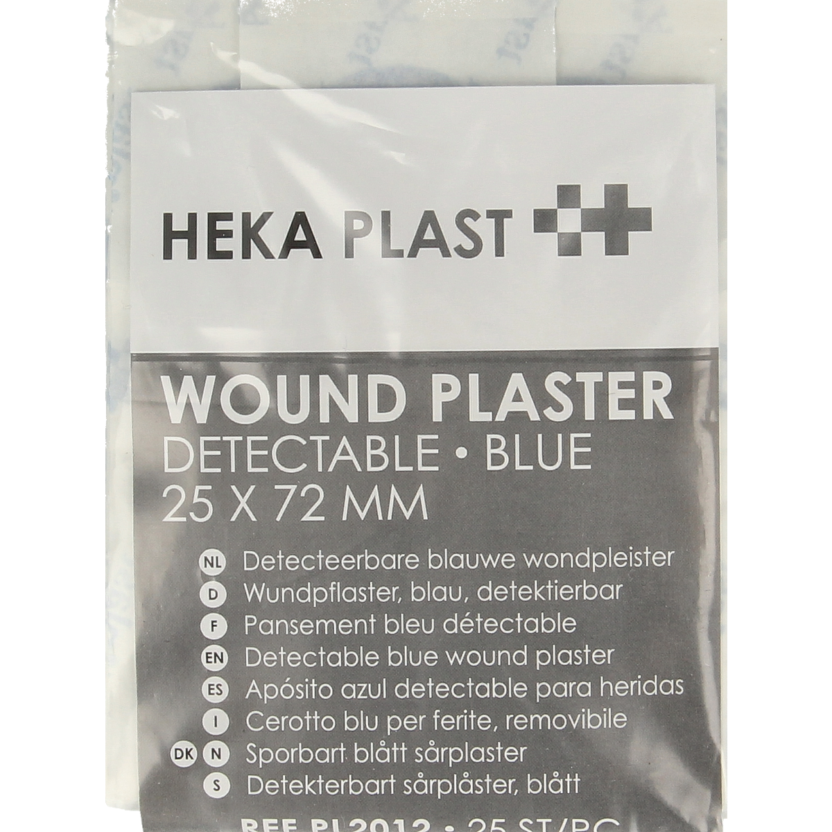 Heka Pleisters blauw 72 x 25mm 25.00 Stuks