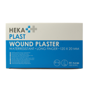 Hekaplast Vingerpleister water resistent 120 x 20 100.00 Stuks