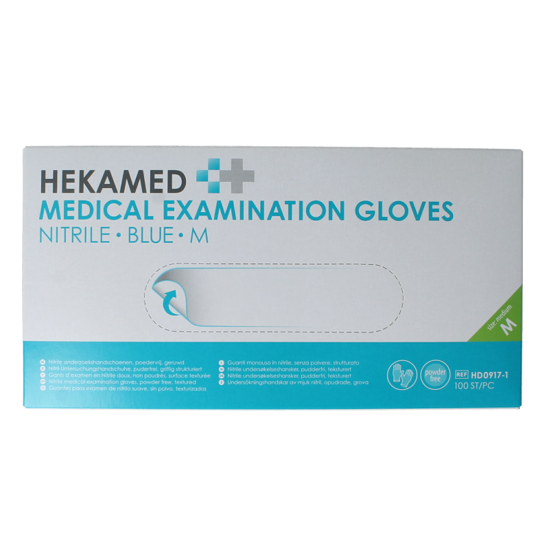 Heka Hekamed handschoenen soft nitrile M 100 Stuks