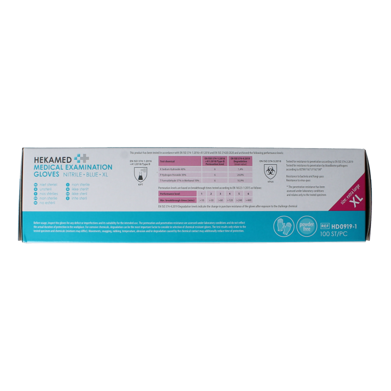 Heka Handschoenen soft nitrile XL 100 Stuks