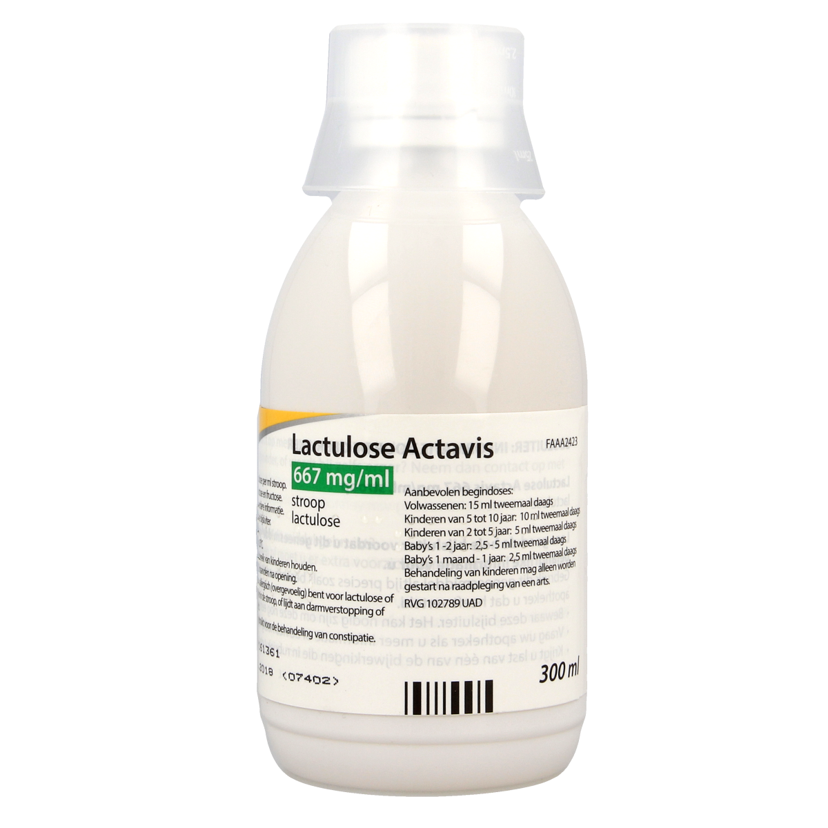 Sanias Lactulosestroop 667mg 300.00 Milliliter