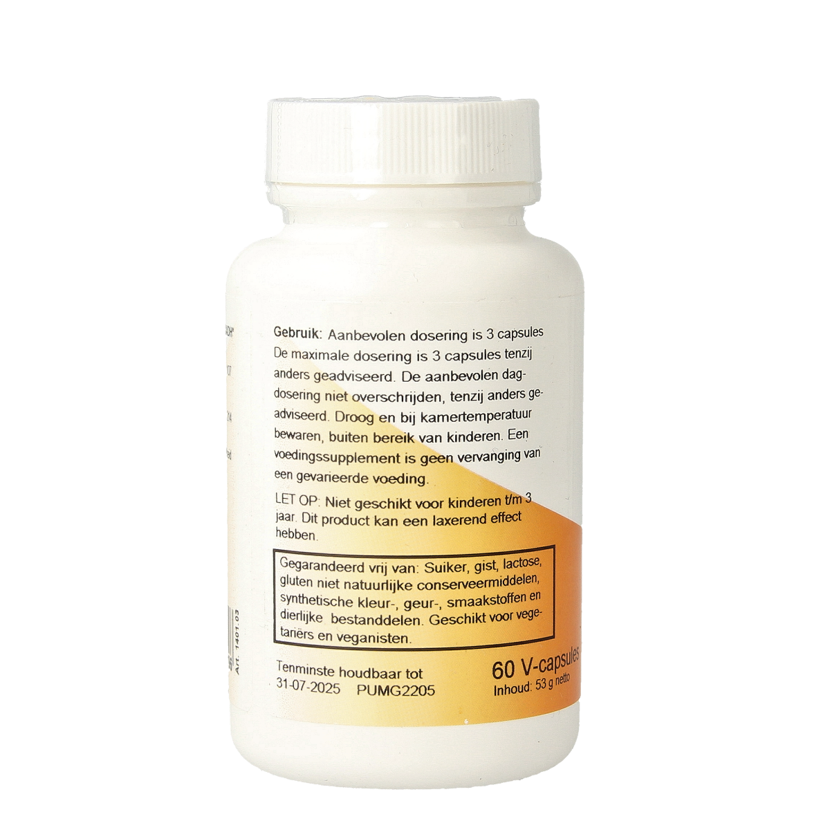 Ortholon Magnesium citraat 60.00 Vegetarische capsules