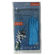 CLEAN-COMFORT Huishoudhandschoen blauw maat M 1.00 Paar