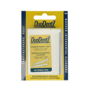 Duodent Tandenstoker hout fine/extra fine dubbelzijdig 100.00 Stuks