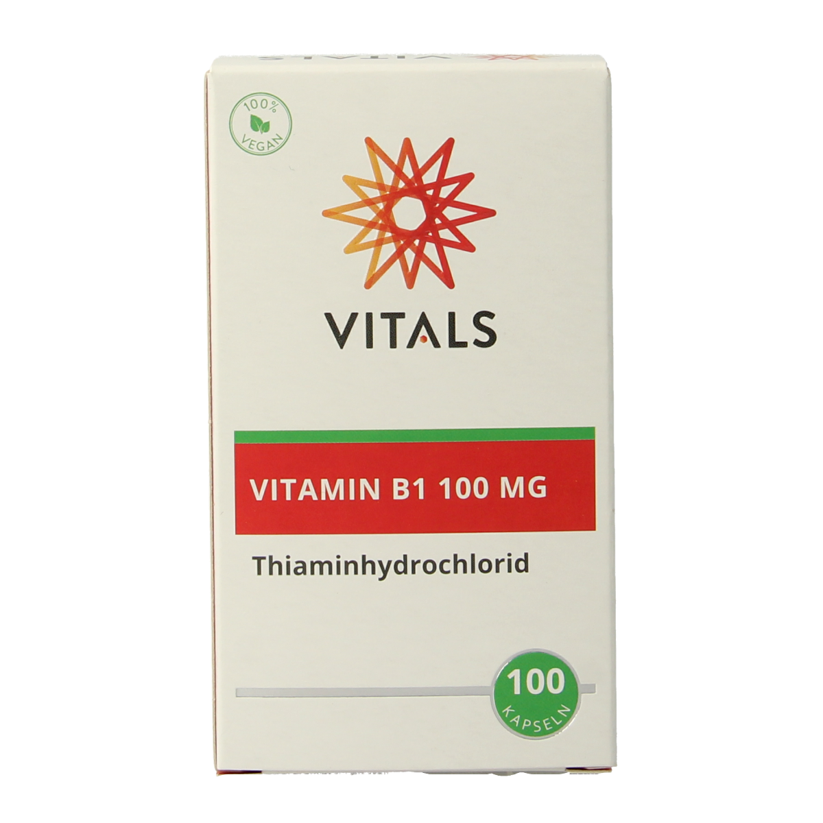 Vitals Vitamine B1 thiamine 100mg 100.00 Capsules