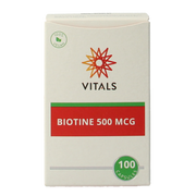 Vitals Biotine 500 mcg 100.00 Capsules