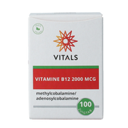 Vitals Vitamine B12 2000 mcg 100.00 Zuigtabletten