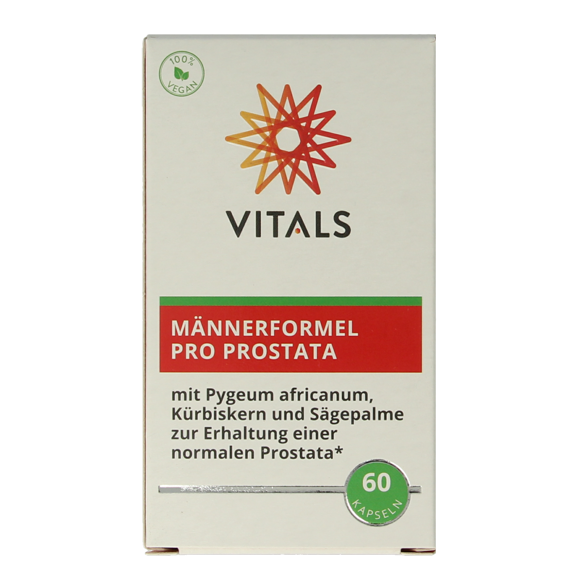 Vitals Mannenformule pro prostaat 60.00 Capsules