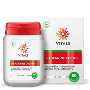 Vitals L-Theanine 200mg 60.00 Vegetarische capsules