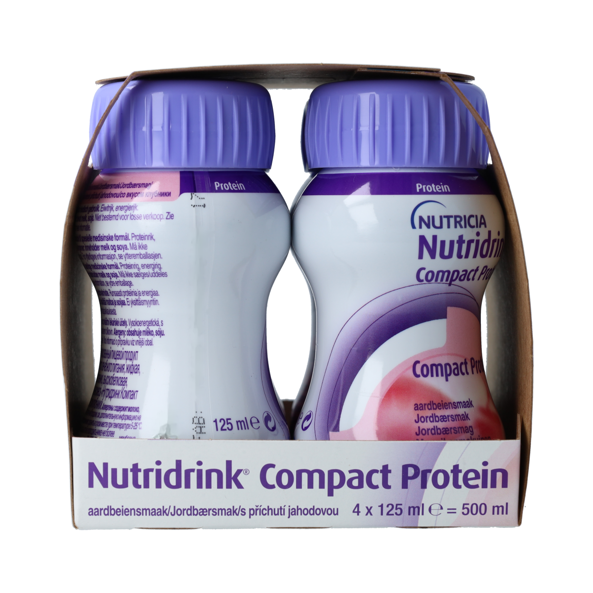Nutridrink Compact proteine aardbei 125ml 4.00 Stuks