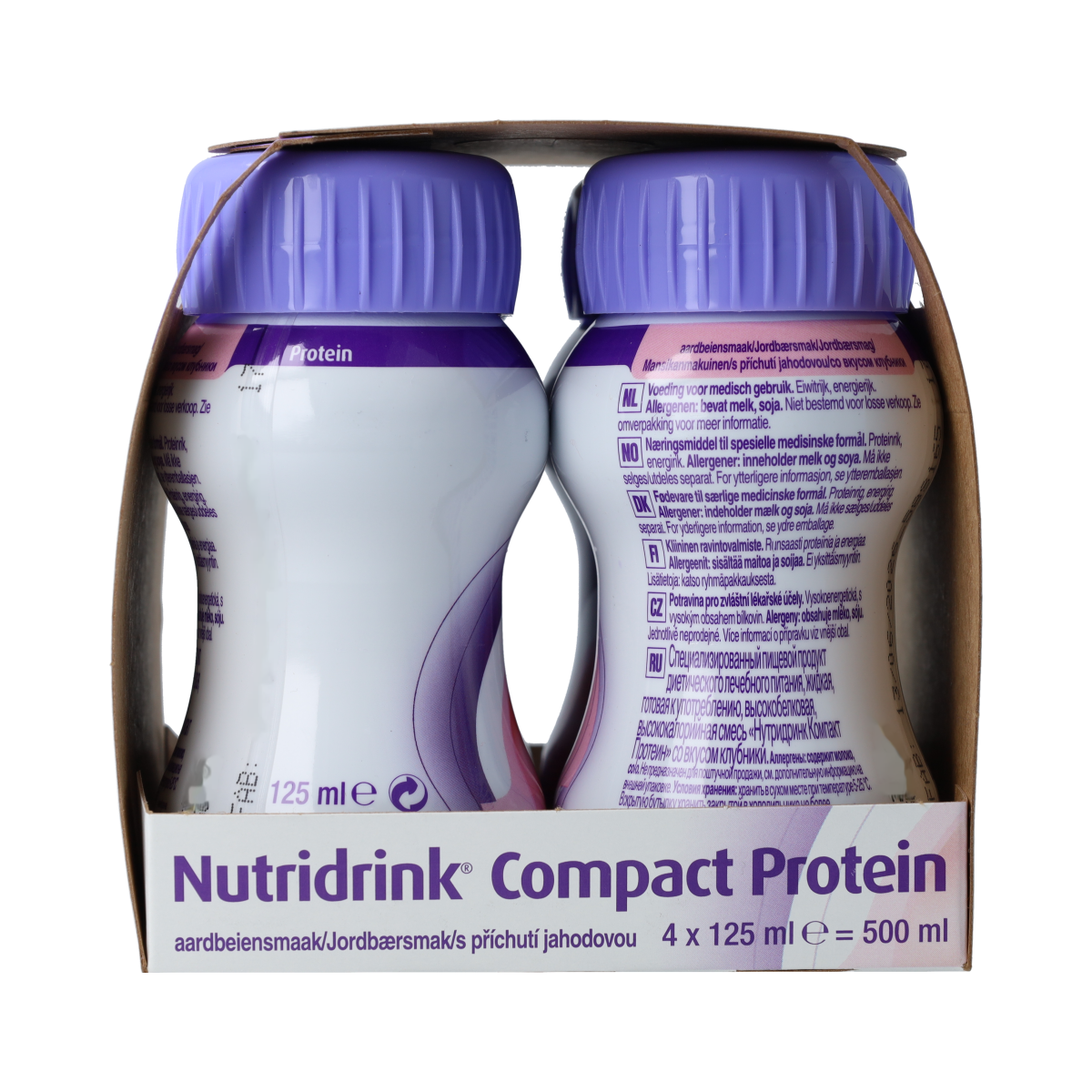 Nutridrink Compact proteine aardbei 125ml 4.00 Stuks