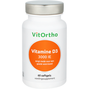 VitOrtho Vitamine D3 3000IE 60.00 Softgels