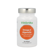 VitOrtho Omega-3 algenolie EPA 75mg DHA 150mg vegan 60.00 Vegetarische capsules
