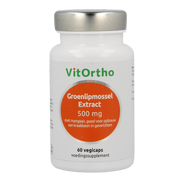VitOrtho Groenlipmossel extract 500mg 60.00 Vegetarische capsules