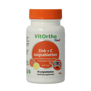 VitOrtho Zink + C kind zuigtabletten 30.00 Zuigtabletten