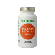 VitOrtho Pau d'arco extract 500mg 60.00 Vegetarische capsules