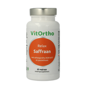 VitOrtho Saffraan relax 60 Vegetarische capsules