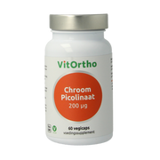 VitOrtho Chroom picolinaat 200mcg 60.00 Vegetarische capsules