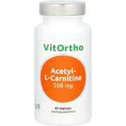 VitOrtho Acetyl-L-Carnitine 500mg 60.00 Vegetarische capsules