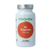 VitOrtho B1 thiamine 250mg 120.00 Vegetarische capsules