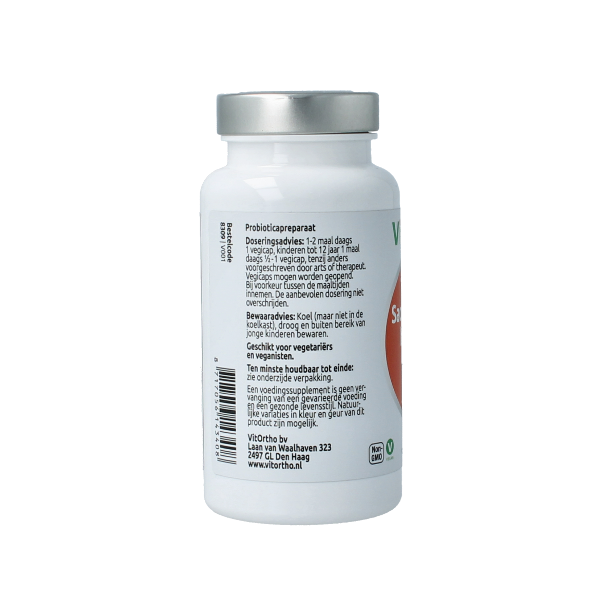 VitOrtho Saccharomyces boulardii 500mg 60.00 Vegetarische capsules