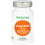 VitOrtho Ginkgo Biloba voorheen focusform 60.00 Vegetarische capsules