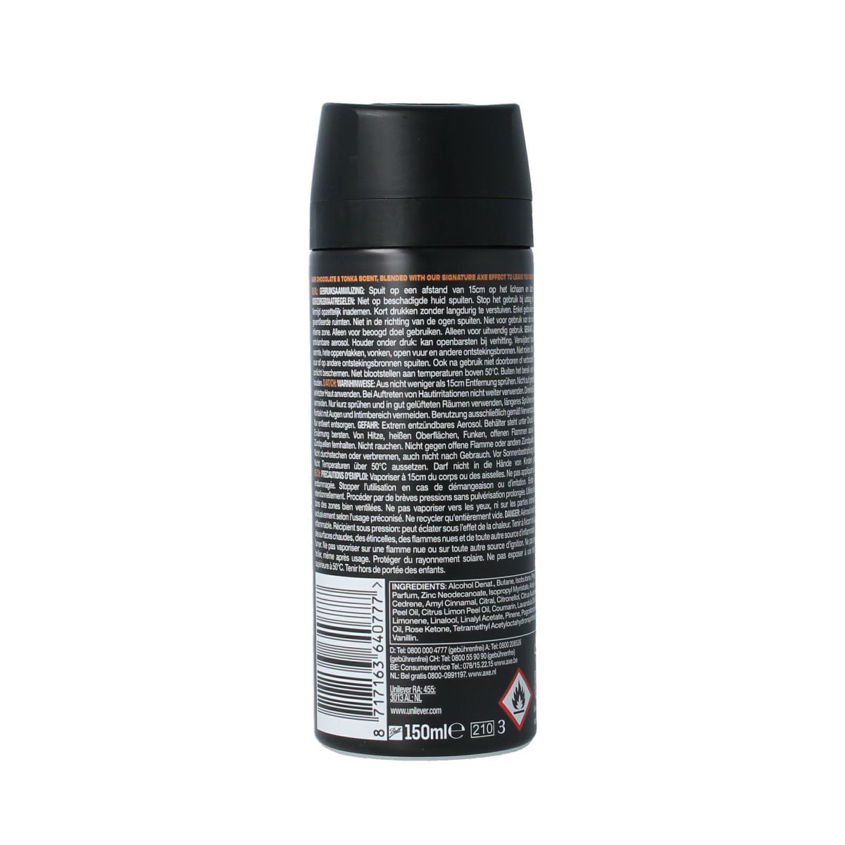 AXE Deodorant spray dark temptation 150.00 Milliliter