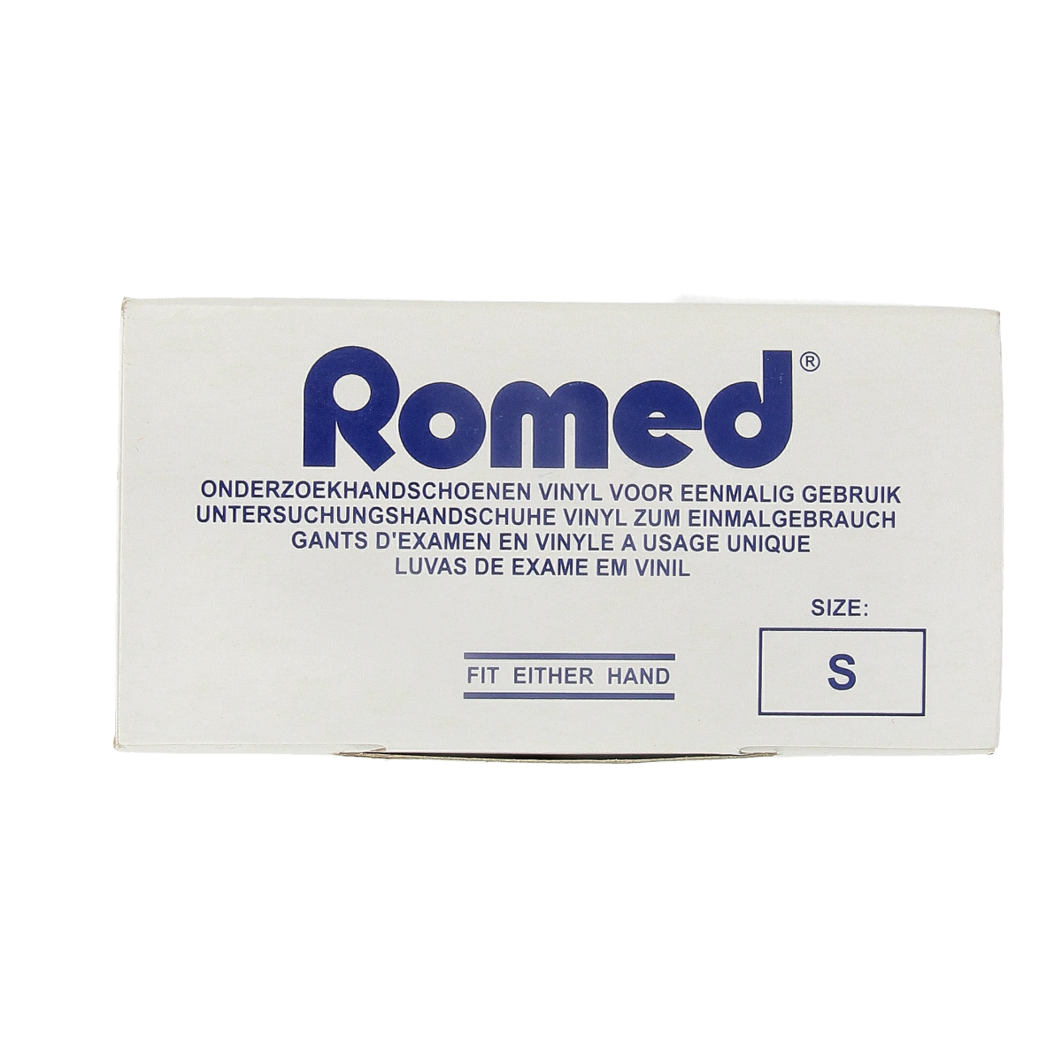 Romed Vinyl handschoen niet steriel gepoederd S 100.00 Stuks