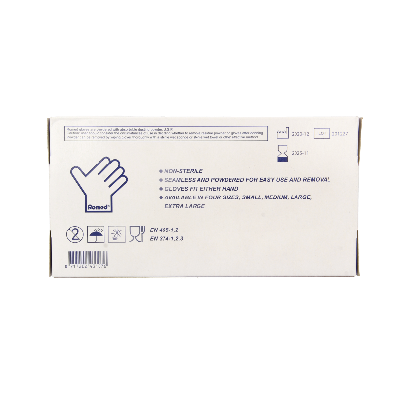 Romed Vinyl handschoen niet steriel gepoederd M 100 Stuks