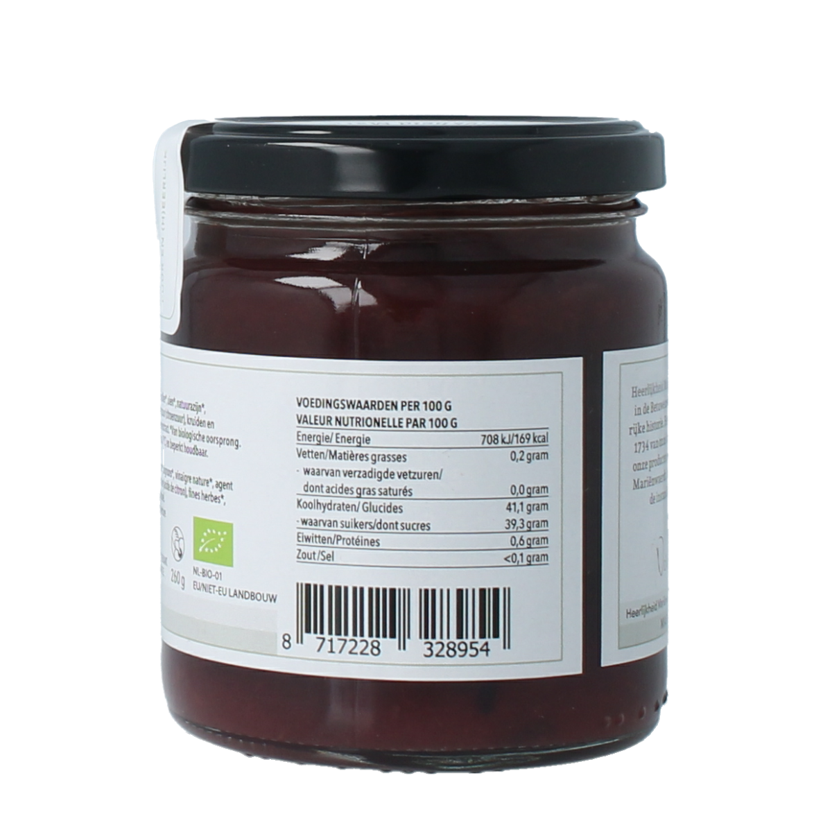 Marienwaerdt Pruimen chutney bio 260.00 Gram