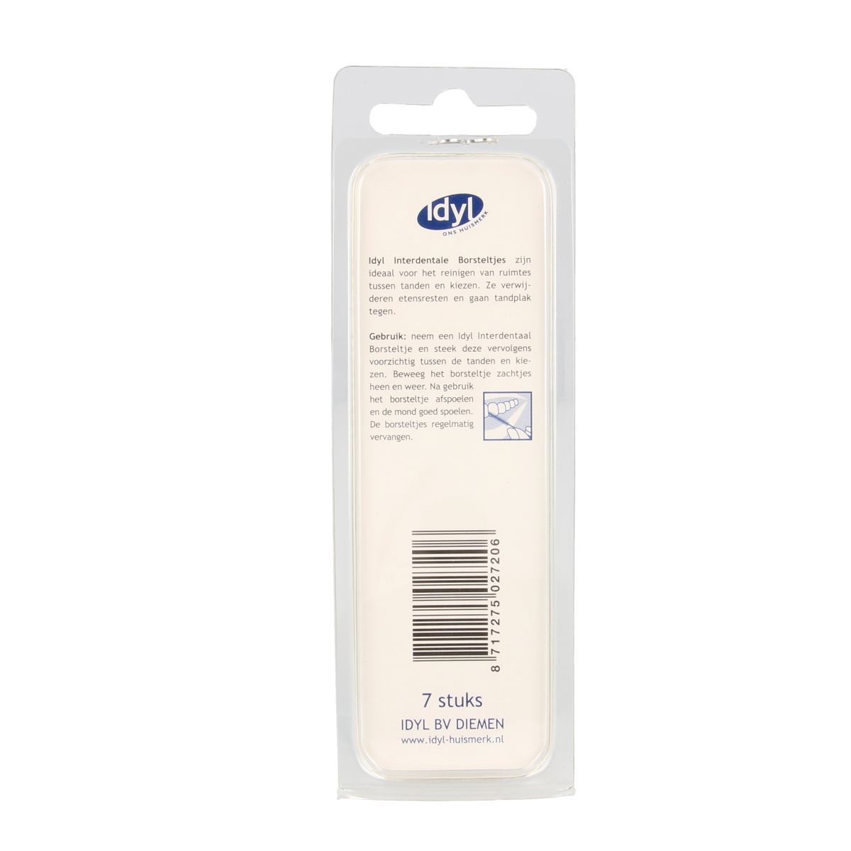 Idyl Interdentaal borstel ultrafijn 2.5mm 7.00 Stuks