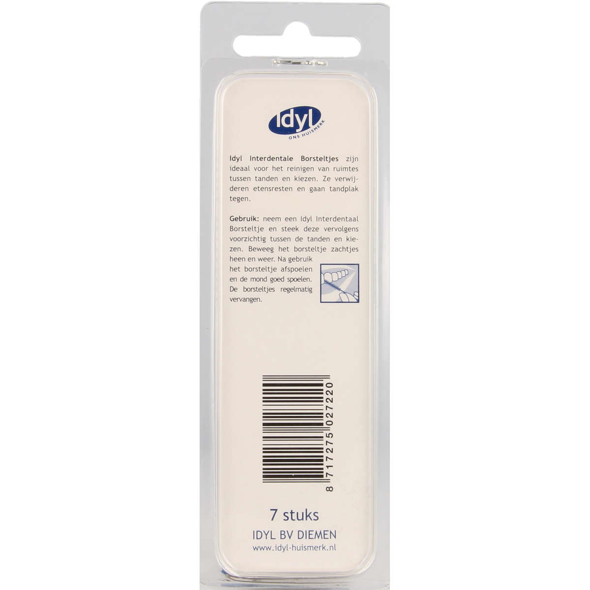 Idyl Interdentaal borstel extra fijn 3mm 7.00 Stuks
