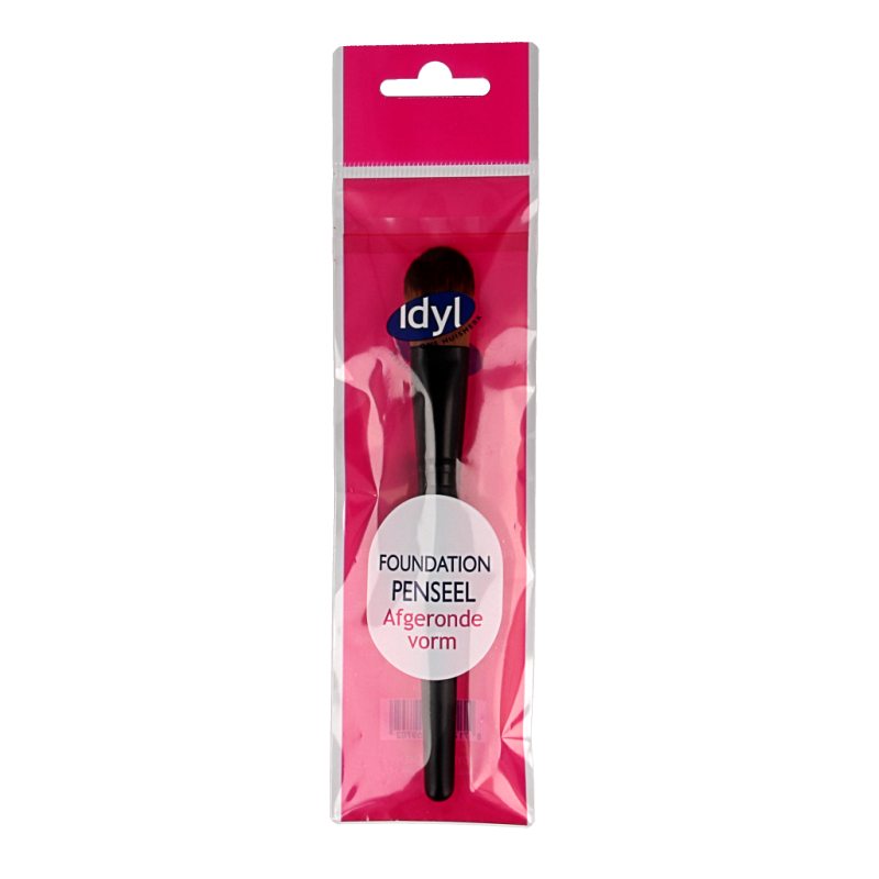Idyl Foundation penseel afgeronde vorm 1 Stuks