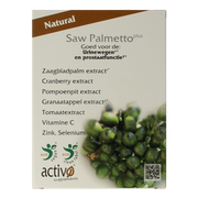 Activo Saw palmetto plus 60.00 Vegetarische capsules