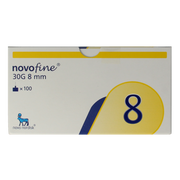 Novo Nordisk Novofine naalden 0.30 x 8 mm 30 gram  100 Stuks