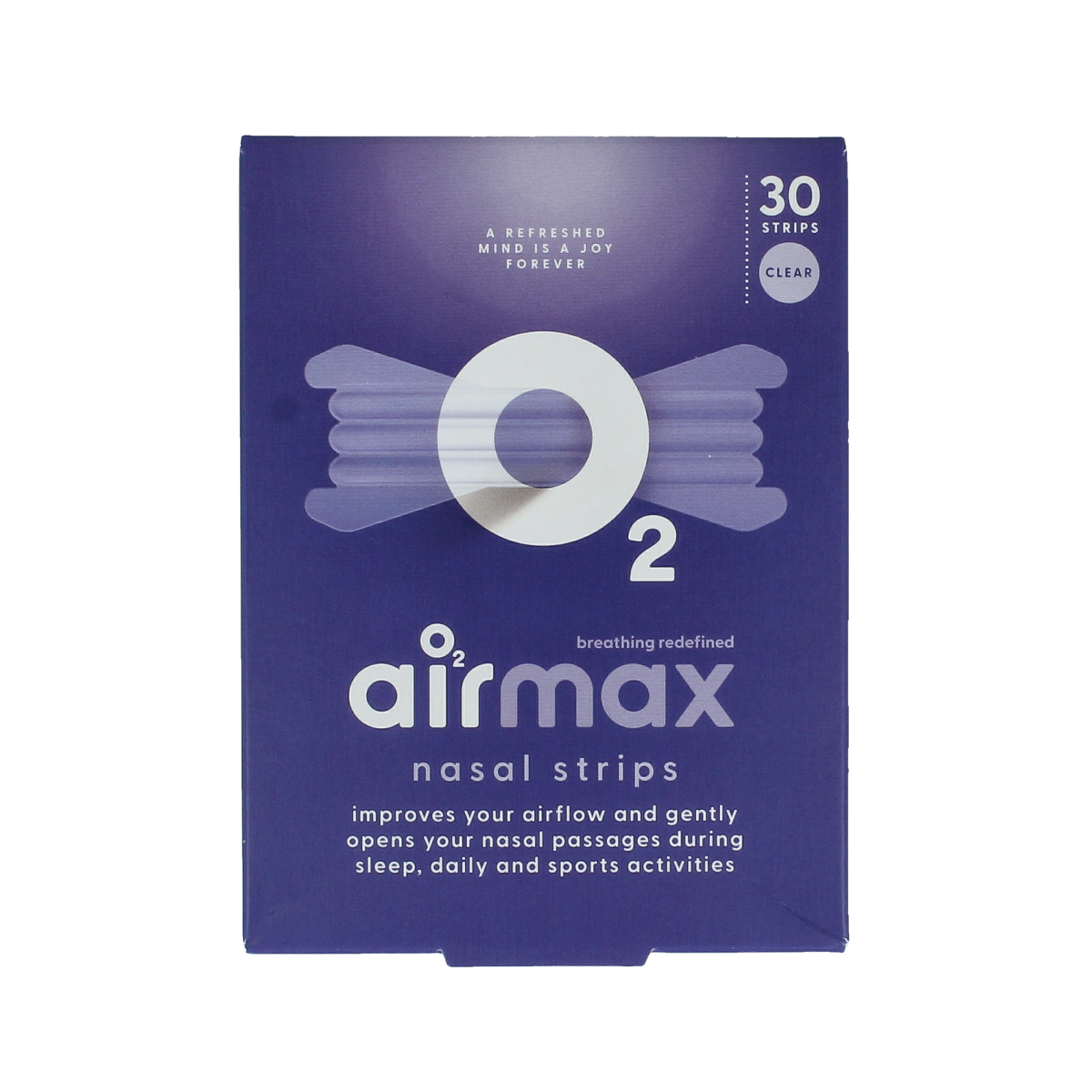 Airmax Nasal strip clear 30.00 Stuks