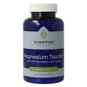 Vitakruid Magnesium Tauraat met Vitamine B6 (P-5-P) 90 Vegetarische capsules
