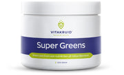 Vitakruid Super Greens 25 nutrienten oa probiotica & enzymen 220.00 Gram