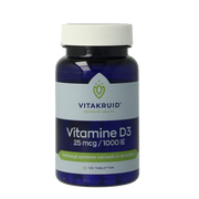 Vitakruid Vitamine D3 25 mcg / 1000 IE 120.00 Tabletten