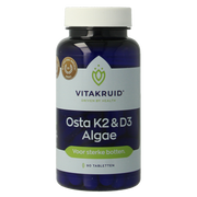 Vitakruid Osta K2 & D3 Algae met Calcium & Magnesium 90.00 Tabletten