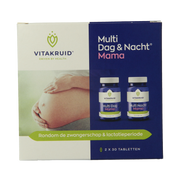 Vitakruid Multi Dag & Nacht Mama 100% Vegan 2 x 30 60.00 Tabletten