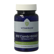 Vitakruid B12 Combi 6.000 met Actief Folaat 60.00 Smelttabletten