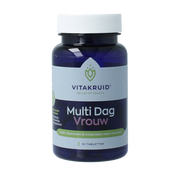 Vitakruid Multi Dag Vrouw 100% Vegan 30.00 Tabletten