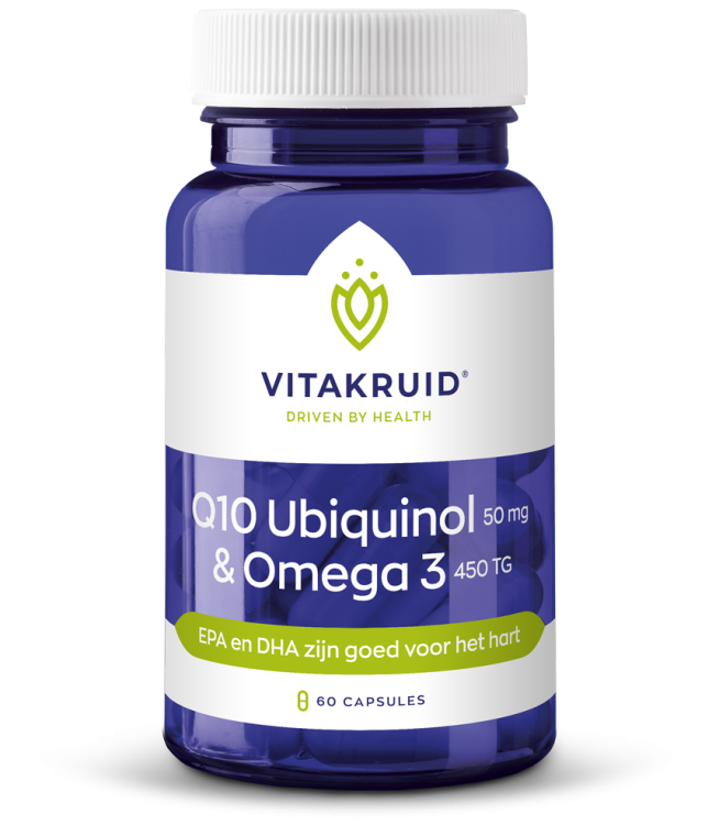 Vitakruid Q10 Ubiquinol 50 mg & Omega 3 450 TG 60.00 Capsules