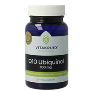 Vitakruid Co-enzym Q10 Ubiquinol actieve vorm Kaneka 100 mg 60 Vegetarische capsules