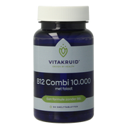 Vitakruid B12 Combi 10.000 met Actief Folaat 60 Smelttabletten