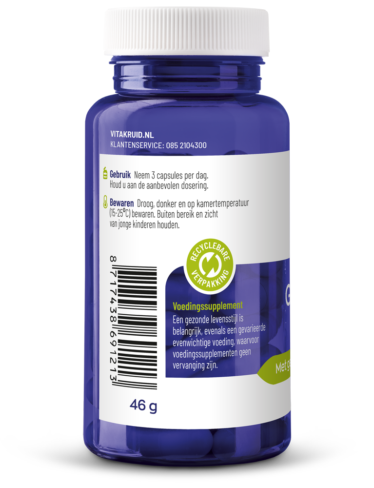 Vitakruid Groenlipmossel extract & Ovomet Eierschaalmembraam 90 Capsules