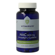 Vitakruid NAC 600mg N-Acetyl-L-Cysteine 60 Vegetarische capsules
