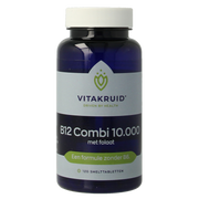 Vitakruid B12 Combi 10.000 met Actief Folaat 120.00 Smelttabletten