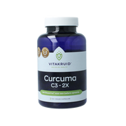 Vitakruid Curcuma C3-2X (95%  curcuminoiden) met Bioperine 120.00 Vegetarische capsules
